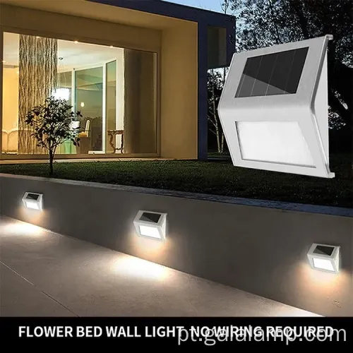 Luz durável movida a energia solar para jardins ao ar livre